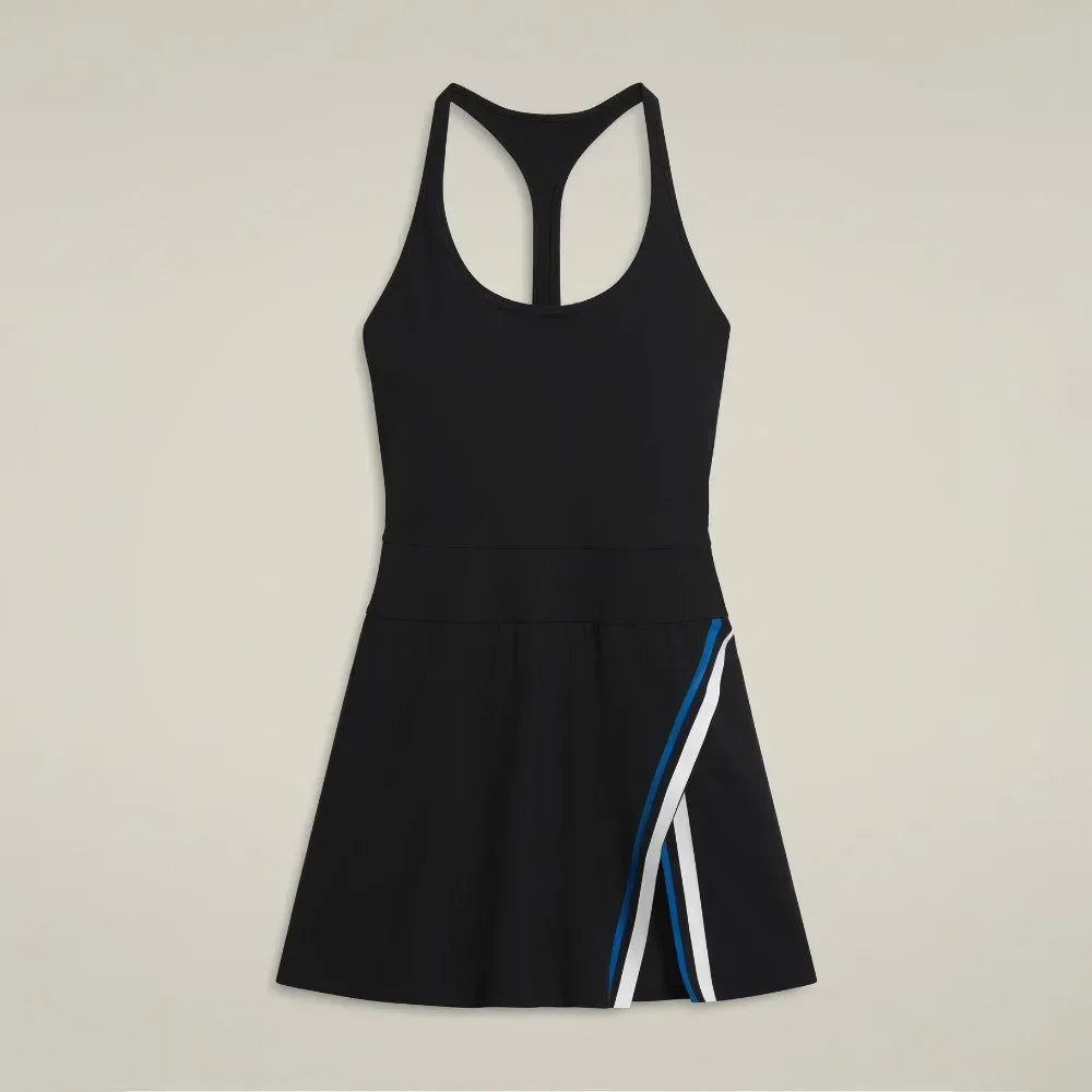 Golf wear Women Tennis dress with shorts badminton sportswear Sports mountaineering wear blue