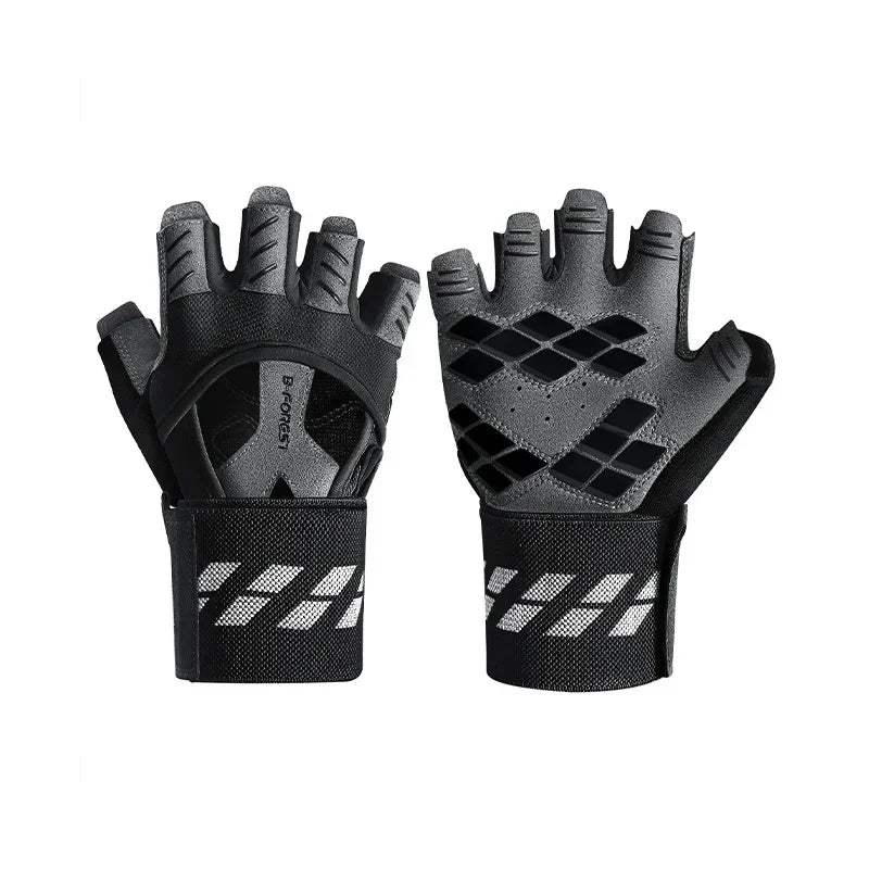 Half Finger Gym Gloves Training Fitness Gloves Anti-slip Gel Bodybuilding Workout