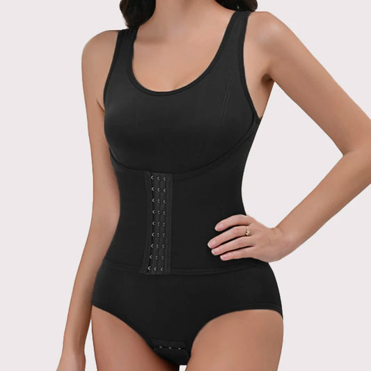 Bodysuit Shapewear Double Breasted Tummy Control Body Shaper Postpartum Slimming Woman Waist Trainer Flat Belly Comfort Corset