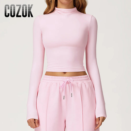 Yoga Shirts for Women 2025 Long Sleeve Quick-drying Versatile Outer Wear