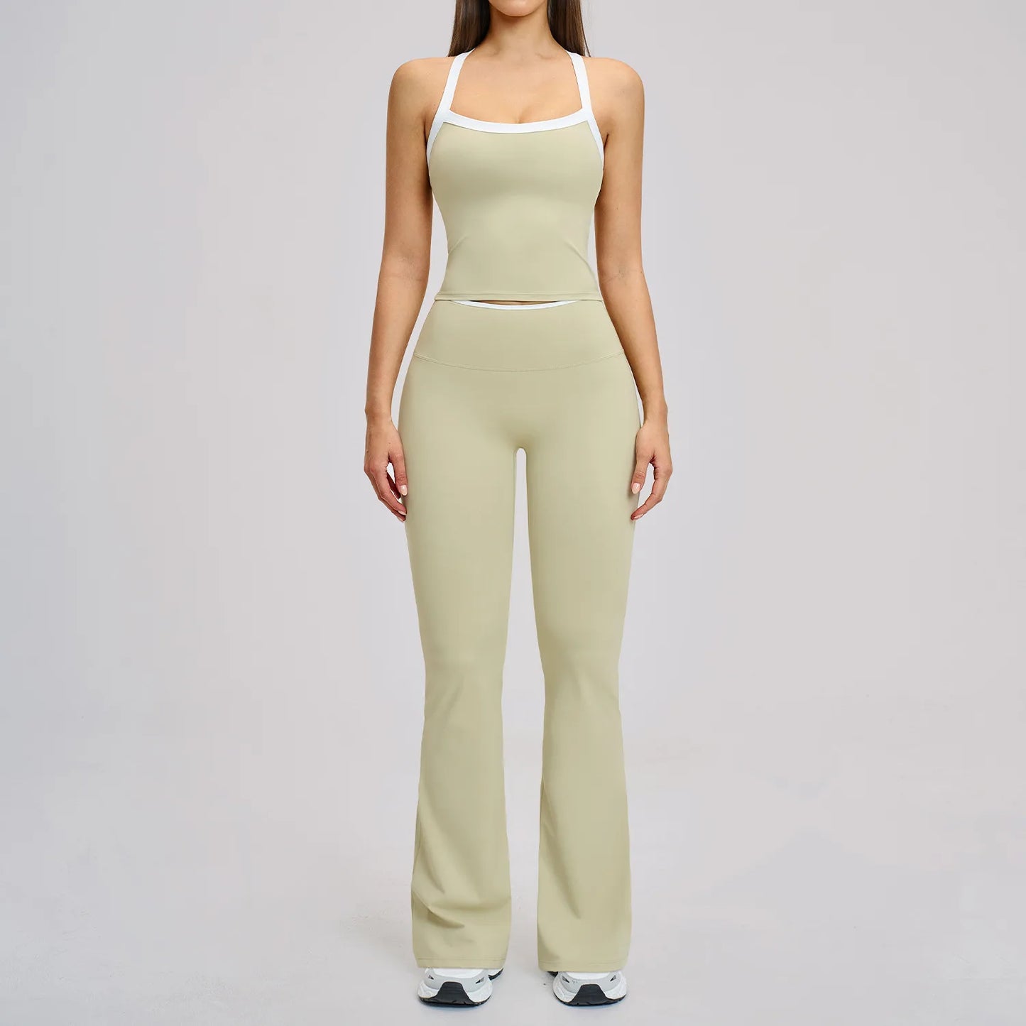 Yoga Set for Women Tight-fitting Gym Outfit Sportswear Yoga Vest Running Shorts Fitness Clothes