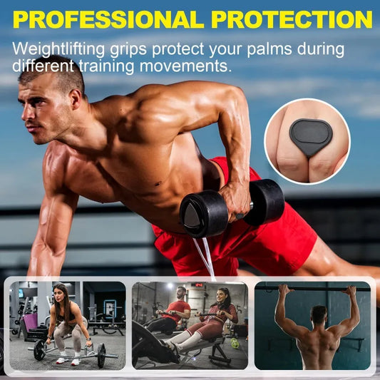 Pad Grip Gloves Pull-up Grip Anti-Slip Protective Gear Weight Lifting Gloves Lifting Straps
