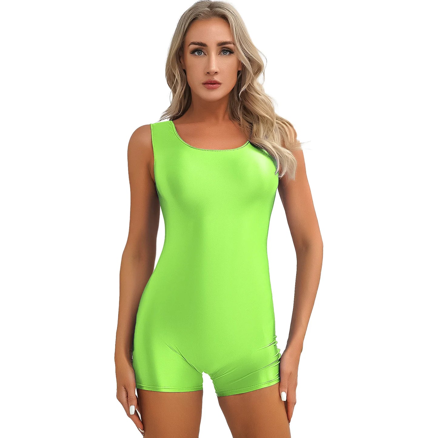 Yoga Sport Boyleg Bodysuit Pilates Aerobics Dance Leotard Gym Bodybuilding Workout Playwear