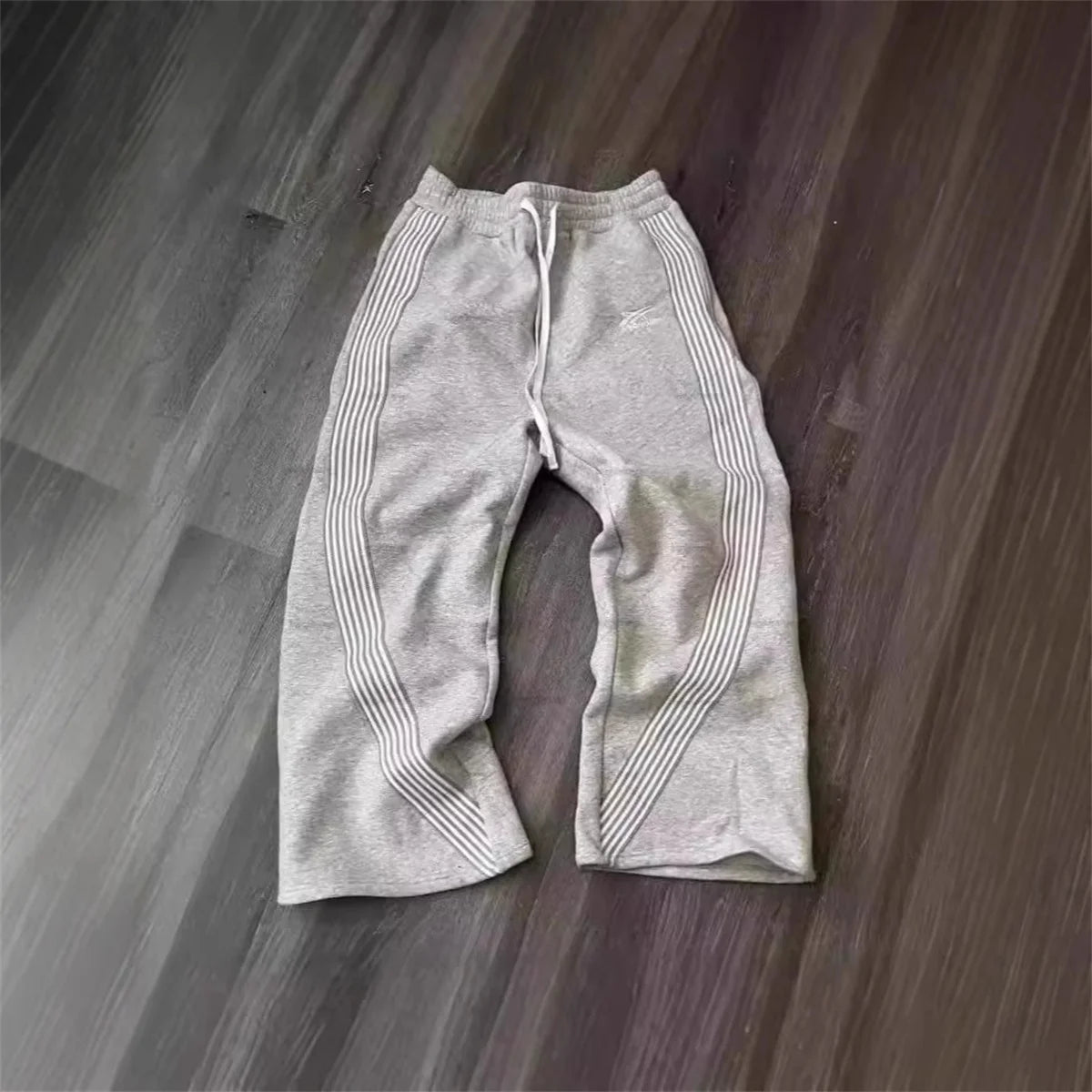 Casual Loose Straight Leg Pants Striped Street Hip-hop Harajuku Sweatpants