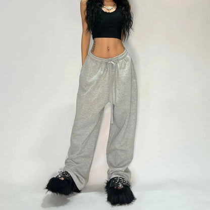 Casual Loose Straight Leg Pants Striped Street Hip-hop Harajuku Sweatpants
