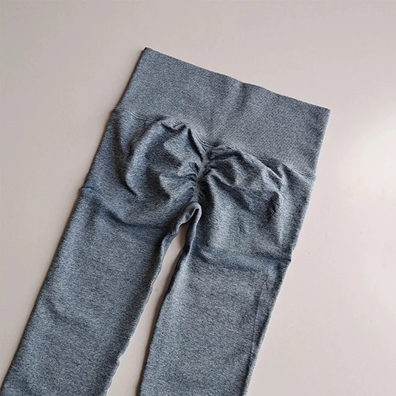 Women Seamless Yoga Pants High-Waisted Sports Push Up Leggings