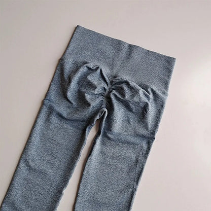 Women Seamless Yoga Pants High-Waisted Sports Push Up Leggings