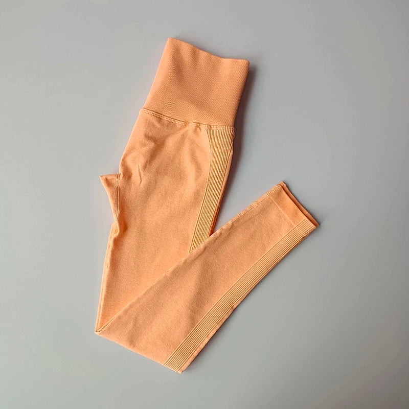 Women Seamless Yoga Pants High-Waisted Sports Push Up Leggings
