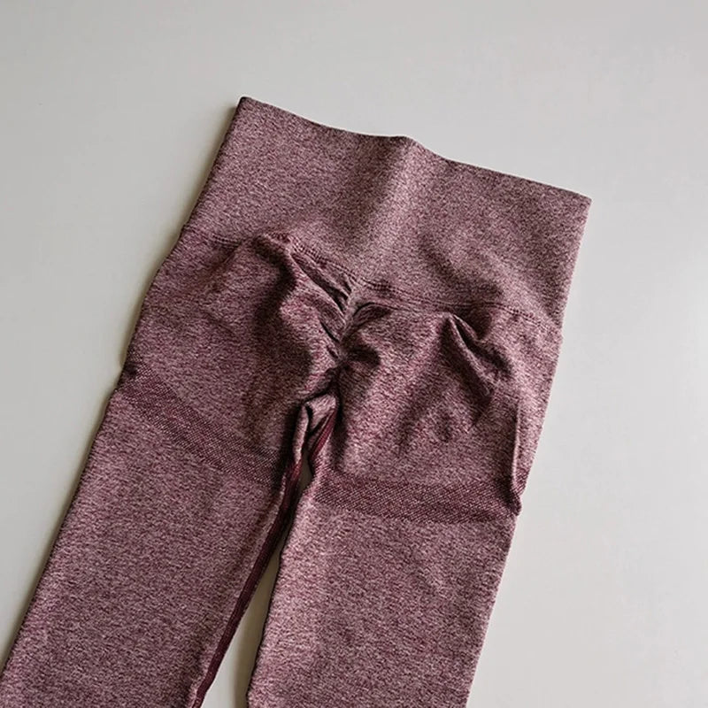 Women Seamless Yoga Pants High-Waisted Sports Push Up Leggings