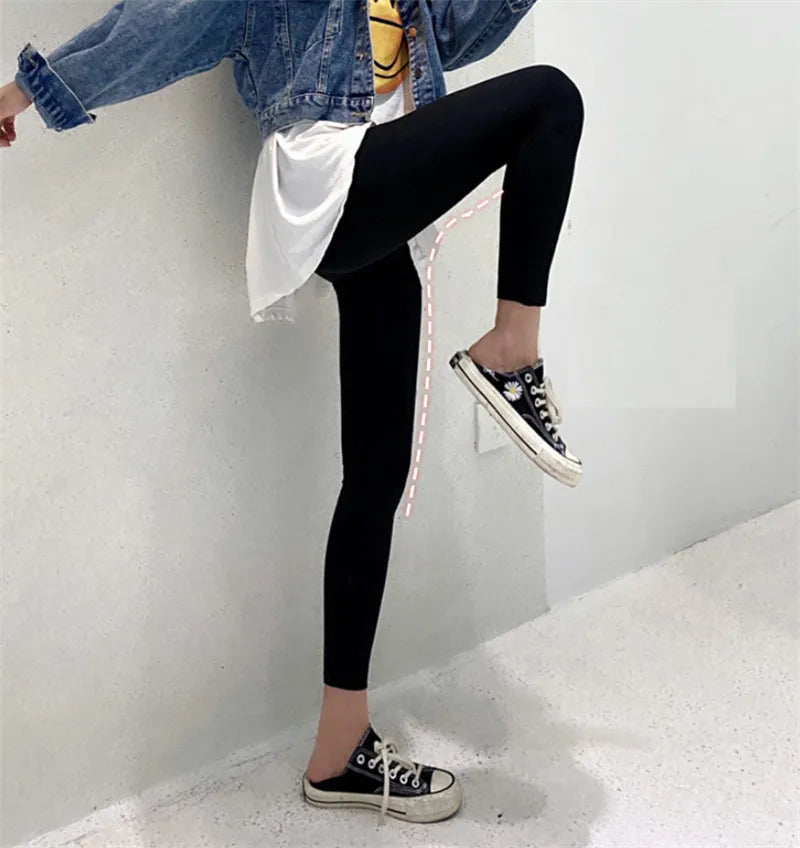 High Waisted Fashion  Denim Pants Good Stretchy Streetwear Casual Body Shaping