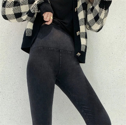 High Waisted Fashion  Denim Pants Good Stretchy Streetwear Casual Body Shaping