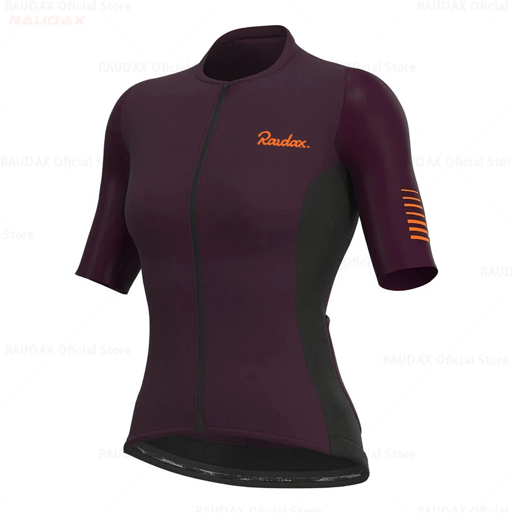 Women Cycling Clothing Short Sleeve Cycling Jersey Mtb Bike