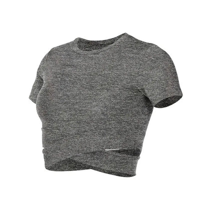 Fitness T-shirts  Sportswear Crop Tops Sports Wear For Women T-shirt