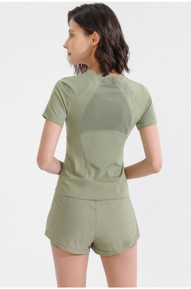 Yoga Wear Sport High Waist Short Pocket Sportswear Fitness Outfit Push Up Quick Drying