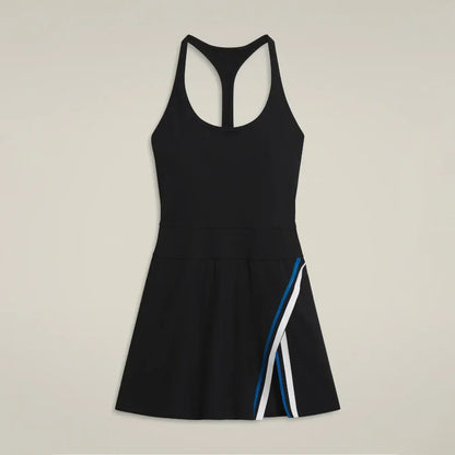 Golf wear Women Tennis dress with shorts  badminton sportswear Sports mountaineering wear blue