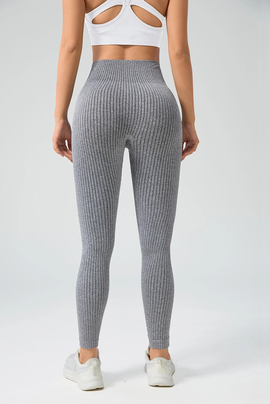 Women Sports Leggings Seamless Yoga Pants w/Tummy Control