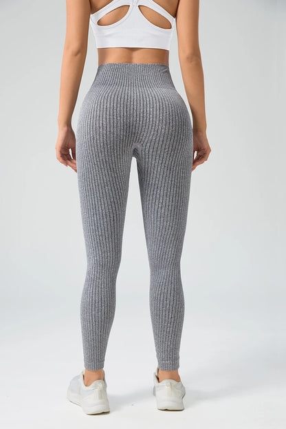 Women Sports Leggings Seamless Yoga Pants w/Tummy Control