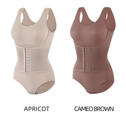 Bodysuit Shapewear Double Breasted Tummy Control Body Shaper Postpartum Slimming Woman Waist Trainer Flat Belly  Comfort Corset