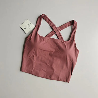 Seamless Sports Bra Sexy Yoga Fitness  Push-Up Bra