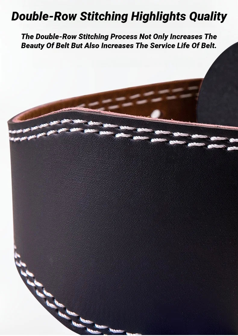 PU Leather Professional Waist Support Sports Safety Belt Protection Hard Pull Weightlifting Equipment