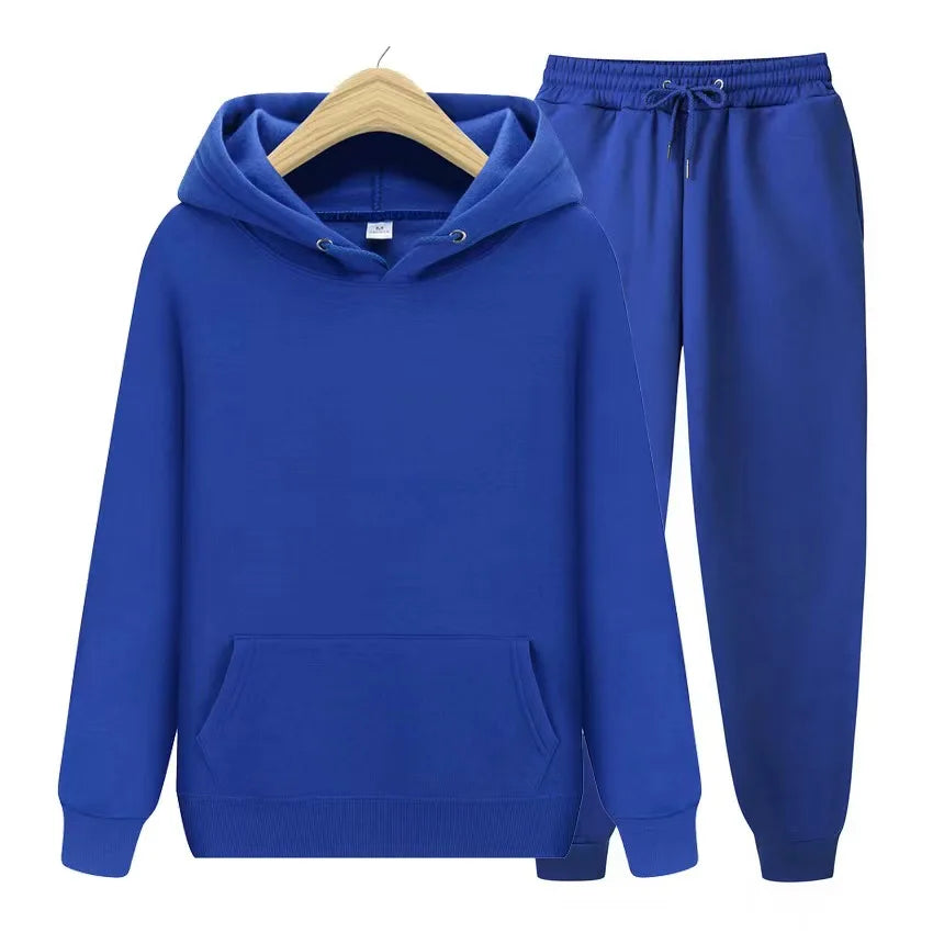 Casual Women's Sports Suit Loose and Comfortable Hoodie Two Piece Set Matching Sets