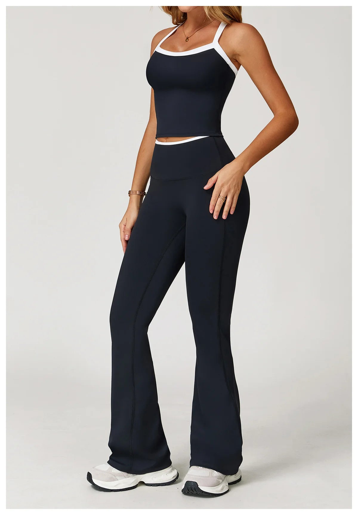 Yoga Set for Women Tight-fitting Gym Outfit Sportswear Yoga Vest Running Shorts Fitness Clothes