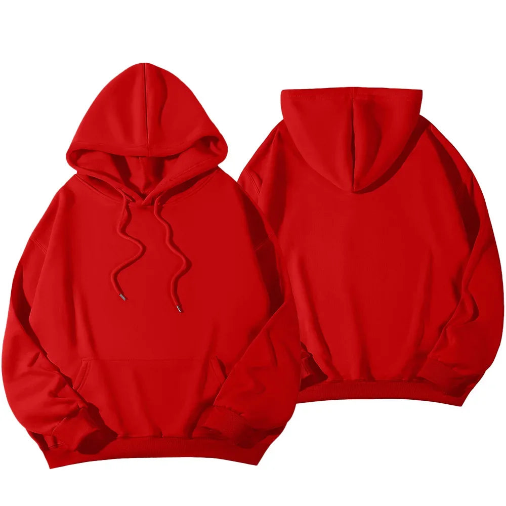 Women's Hoodies Casual Hoodie 2026 Solid Color Hoodies Oversize  Sweatshirt
