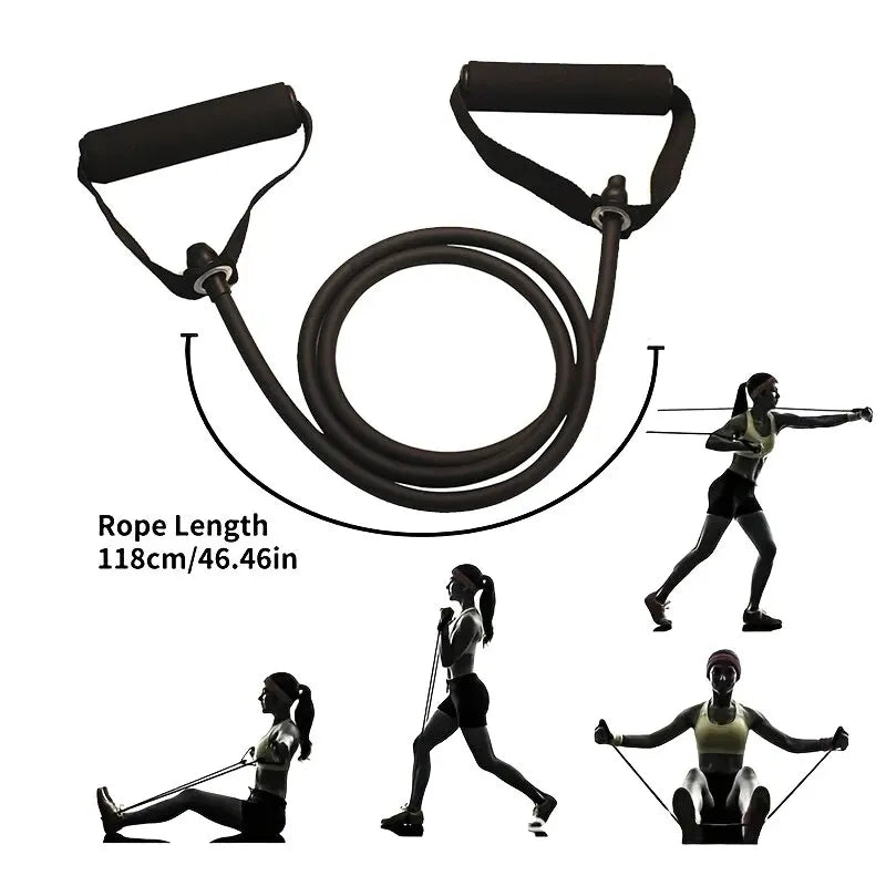 Resistance Bands With Handles, Exercise Bands, Workout Bands With Handles  Strength Training Equipment At Home