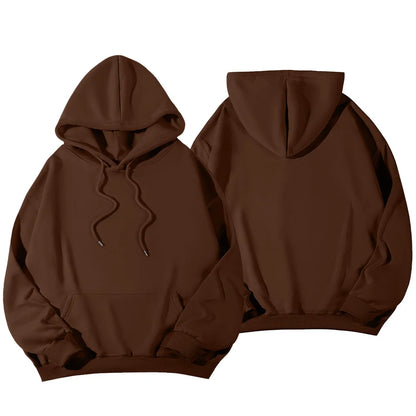 Women's Hoodies Casual Hoodie 2026 Solid Color Hoodies Oversize  Sweatshirt