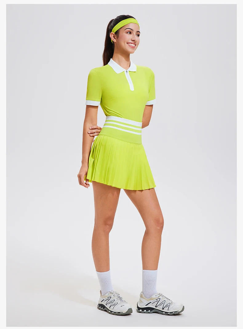 Women Short Sleeve Golf Wear Fashion Lady Top Sports Tennis T Shirts