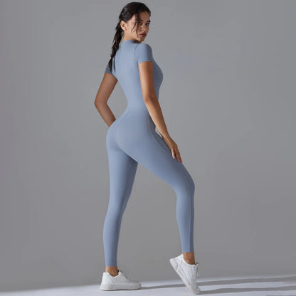 Women Bodysuits Fitness Sports Bodysuit Yoga Suit  Breathable Quick Drying Gym Push Up
