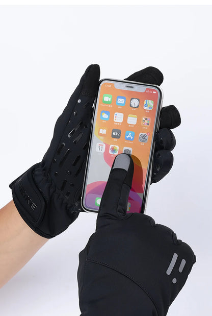 Winter Cycling Gloves for Women Warm Fleece Biking Glove for Riding Waterproof Touchscreen Accessories
