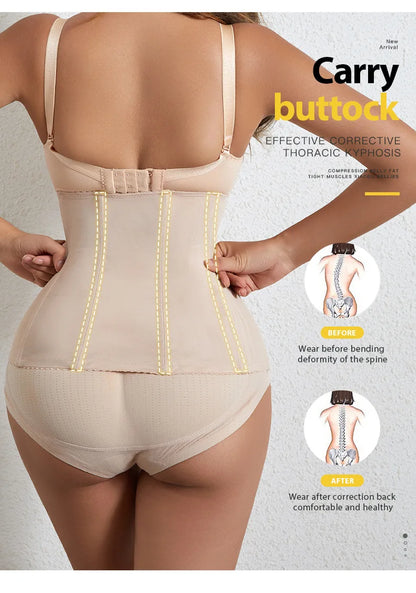 Slimming Waist Trainer Belt Shapewear Tummy Control Belly Cincher Body Shaper Fat Compression Girdles
