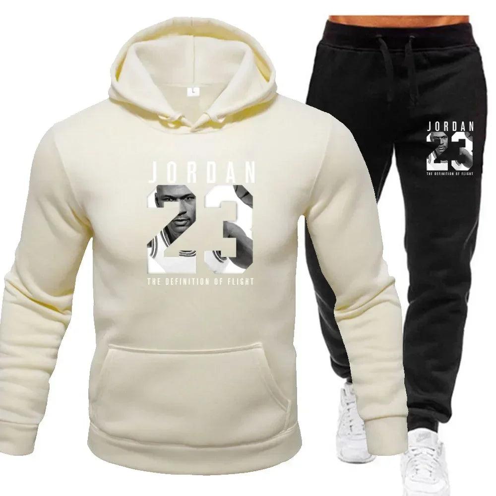 Spring 2025 women's set for women's sportswear featuring a hoodie and sweatpants