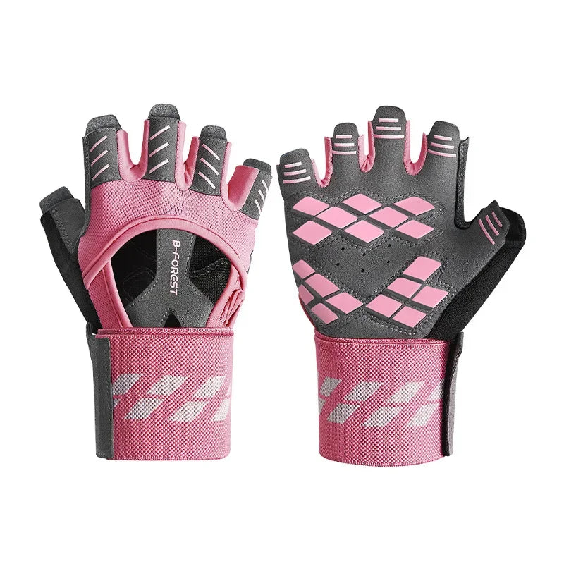 Half Finger Gym Gloves Training Fitness Gloves Anti-slip Gel Bodybuilding Workout