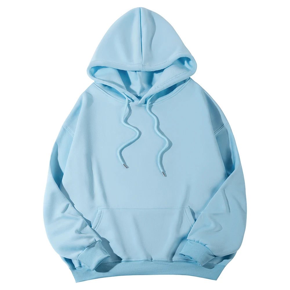 Women's Hoodies Casual Hoodie 2026 Solid Color Hoodies Oversize  Sweatshirt