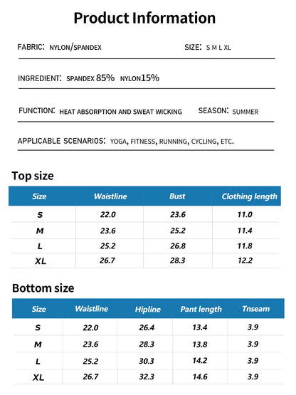2pcs  Yoga Set Tank Top Sports Bra Stretch Fitness Leggings High-Waist Butt-Lifting Sports wear