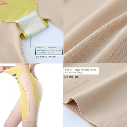 Hip Lift Pants 5D High Waist Tummy Control Shapewear Body Shaper Postpartum Belly Slimming Short Pant