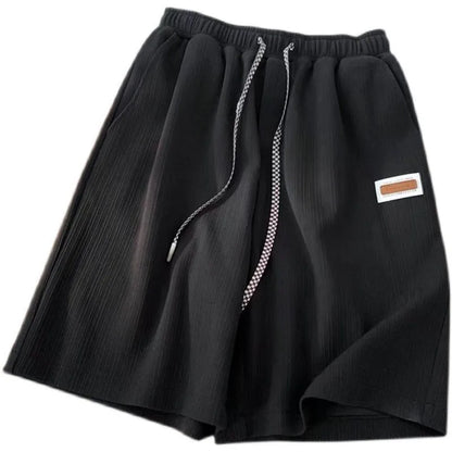 silk Shorts Breathable comfortable Quick drrying Knee length Loose casual Pants
