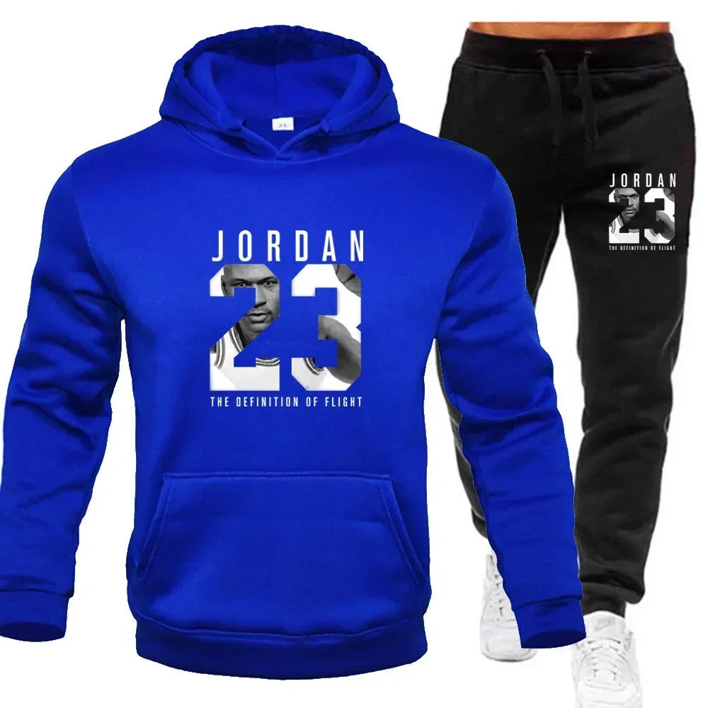Spring 2025 women's set for women's sportswear featuring a hoodie and sweatpants