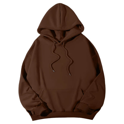 Women's Hoodies Casual Hoodie 2026 Solid Color Hoodies Oversize  Sweatshirt