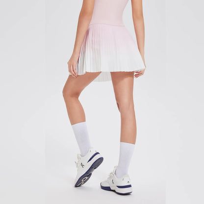 Golf Mini Skirt High Waist Pleated Tennis Sport Skirt Pocket  Fitness Casual Skorts