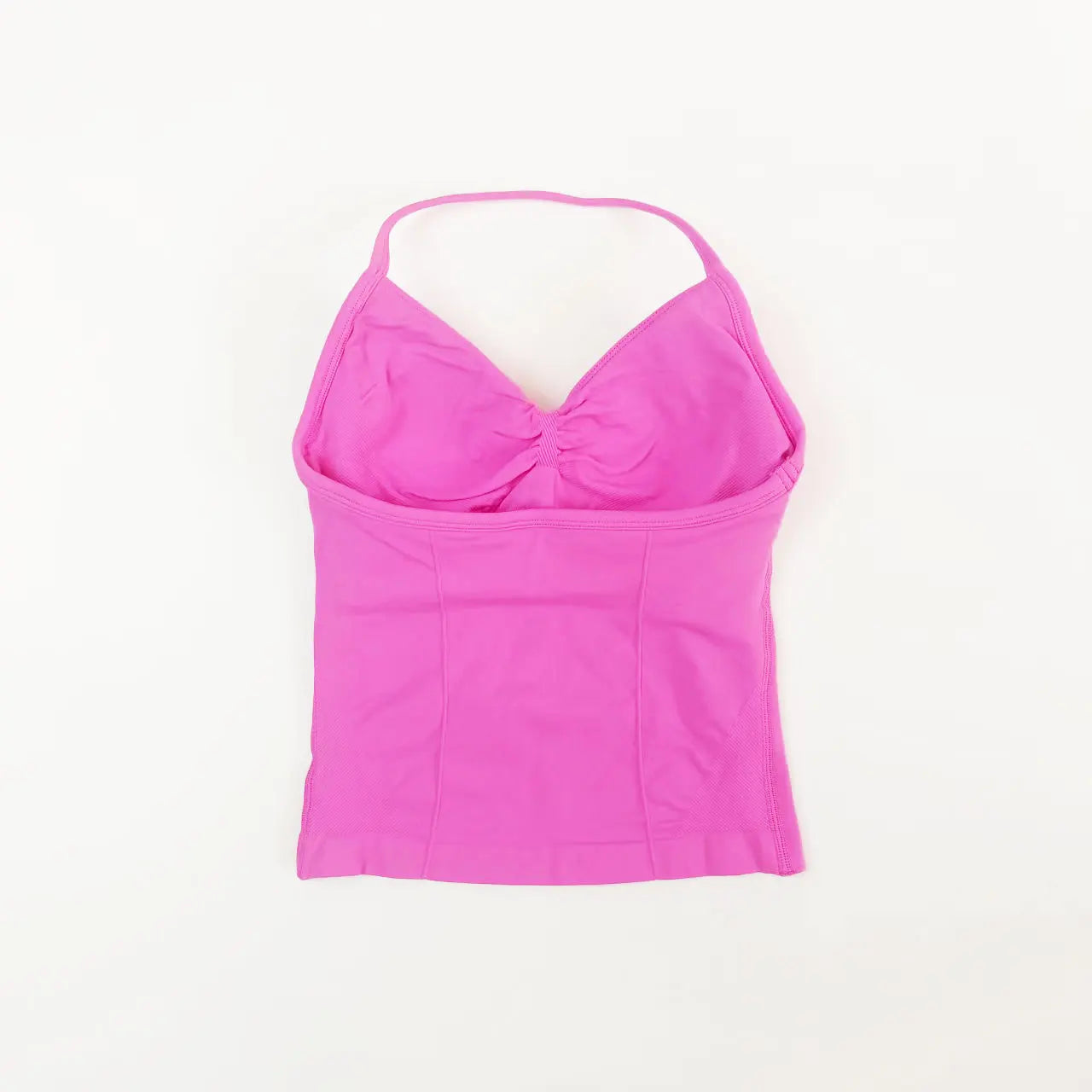 Longline Strappy Top Sports Fitness Tank Top Gym Beautiful Open Back Bra Halter