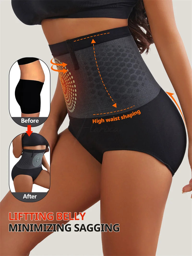 High Waist Tummy Control Body Shaper Butt Lifting Panties Seamless Shapewear