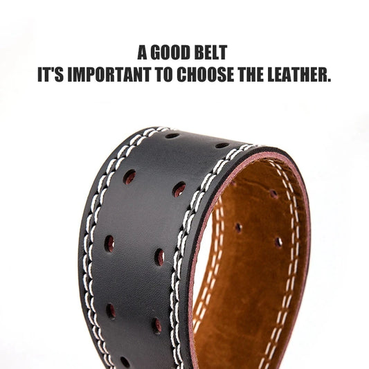 PU Leather Professional Waist Support Sports Safety Belt Protection Hard Pull Weightlifting Equipment