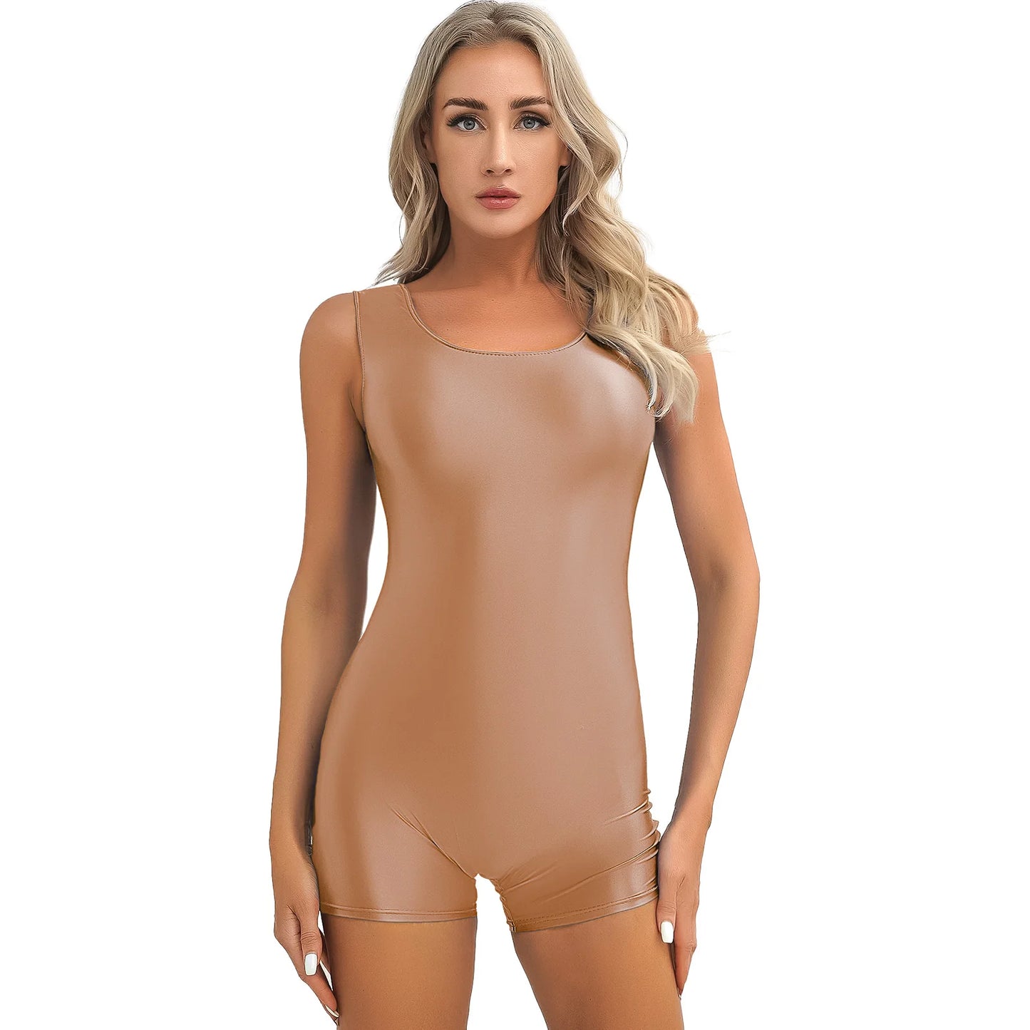 Yoga Sport Boyleg Bodysuit Pilates Aerobics Dance Leotard Gym Bodybuilding Workout Playwear