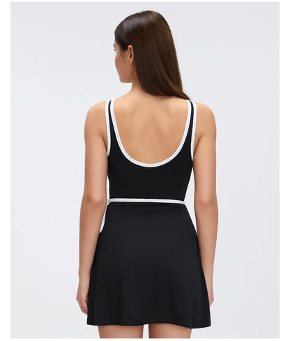 Tennis Sports Dress for Women Golf Skirts with Bra and Shorts Workout  Activewear