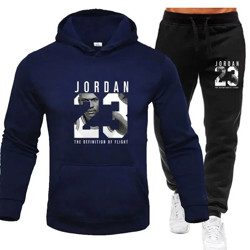 Spring 2025 women's set for women's sportswear featuring a hoodie and sweatpants