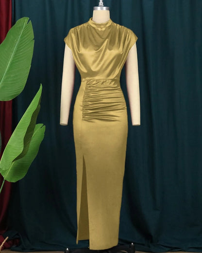 women's casual dresses draped fashion Woman clothes long prom female evening dresses elegant party dresses