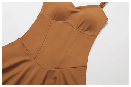 Tennis Dress with Shorts Underneath Pockets Strap Dress Sporting Tennis Outfit  Sport Dresses